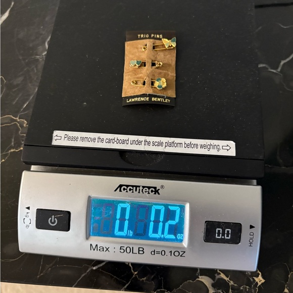 Vintage New Lawrence Bentley Triple Trio Pin Set Enamel - Picture 15 of 15